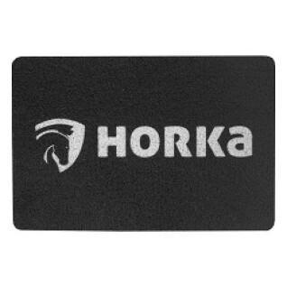 Doormat-Fußmatte mit HORKA Logo.
