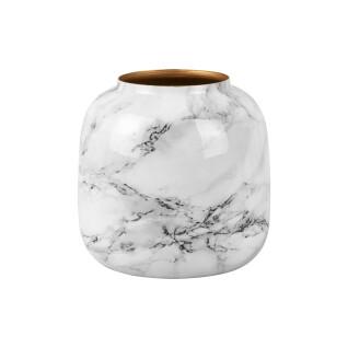 Vase Eisen Present Time Marble Look Sphere Medium